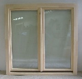 150x150 borovi fenyő kétszárnyas ablak